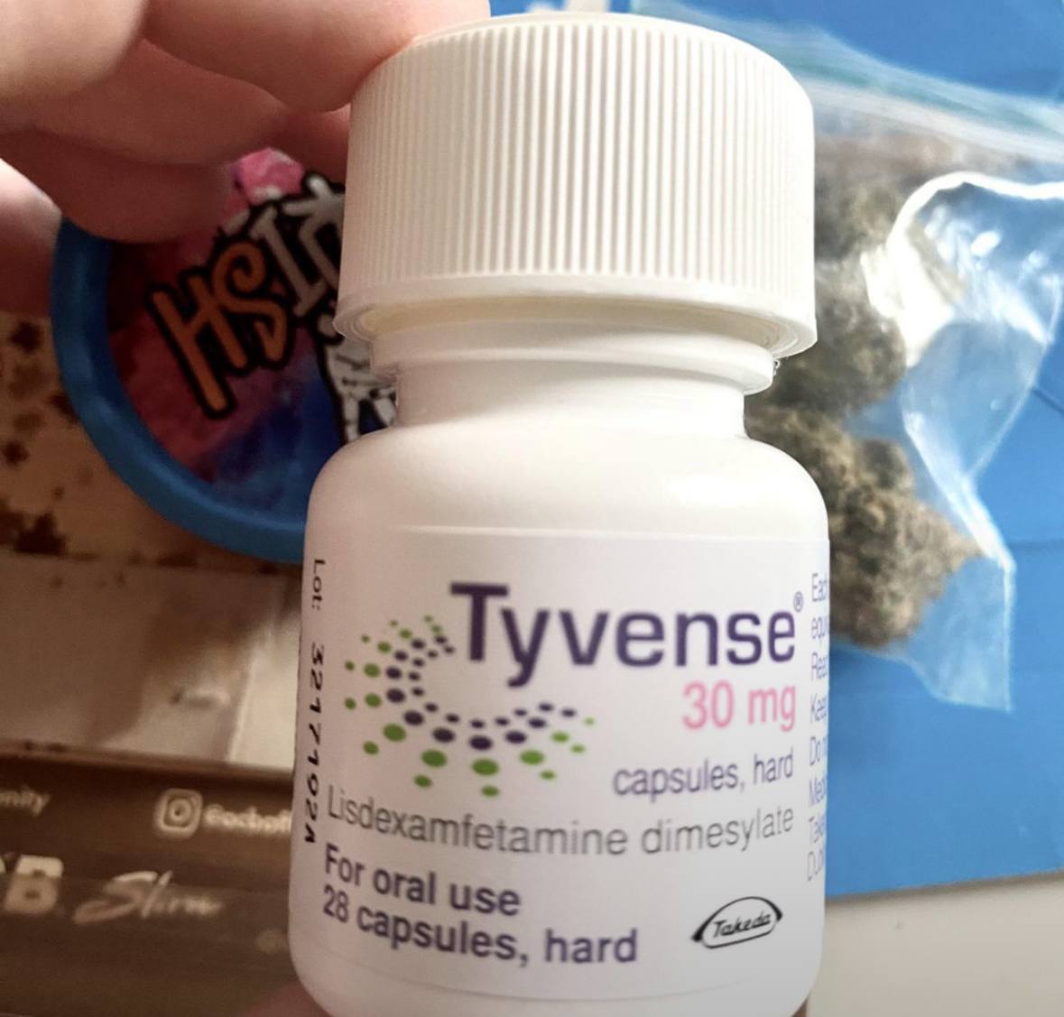 Vyvanse/Tyvense 30mg (28pills)