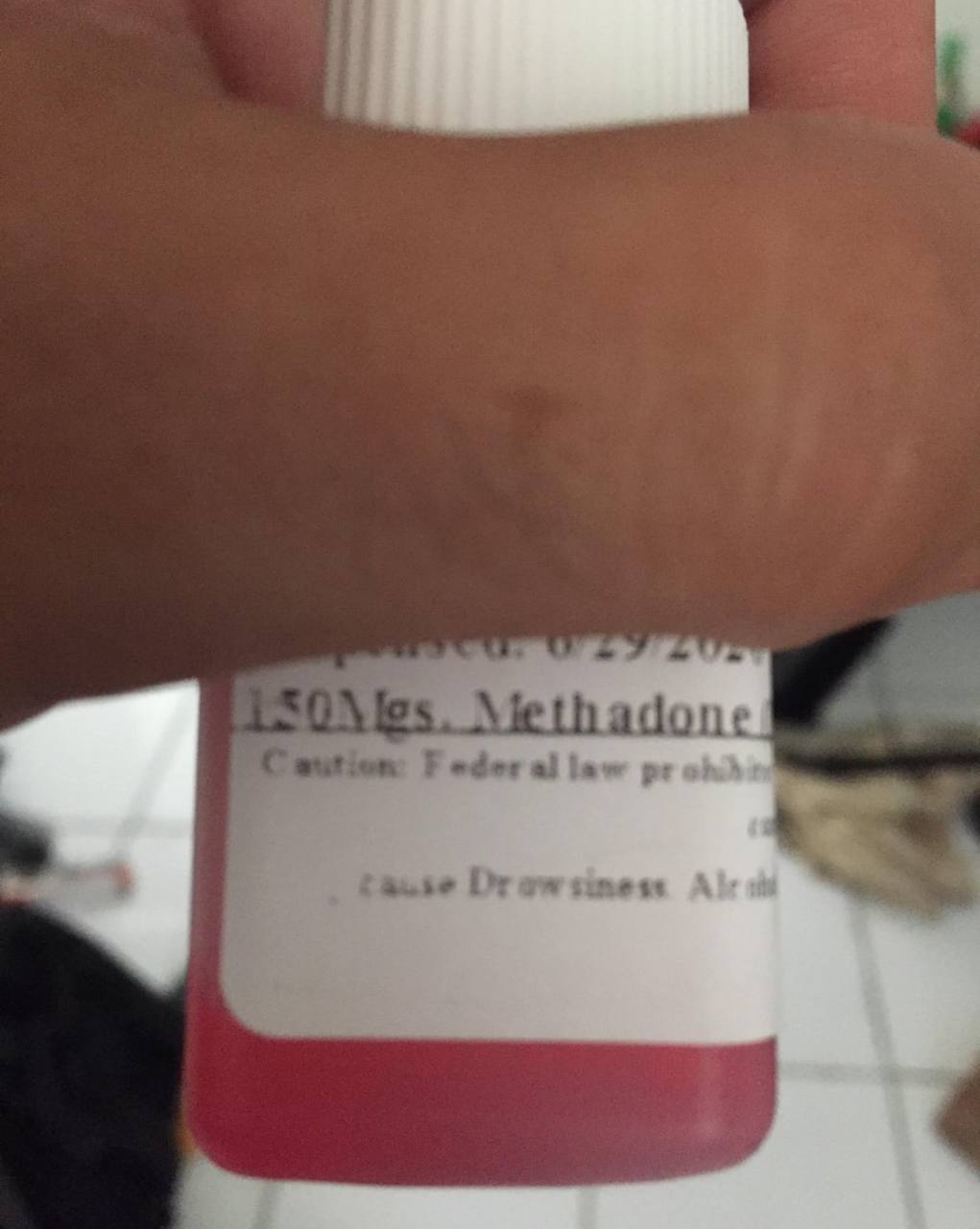 Methadone liquid 1 bottle