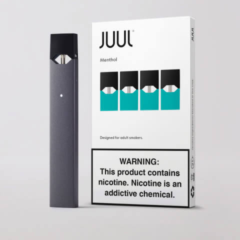 Juul device  and pods menthol (7 pods)
