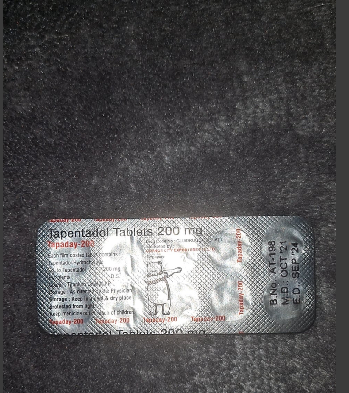 Tapentadol 200mg (30pills)
